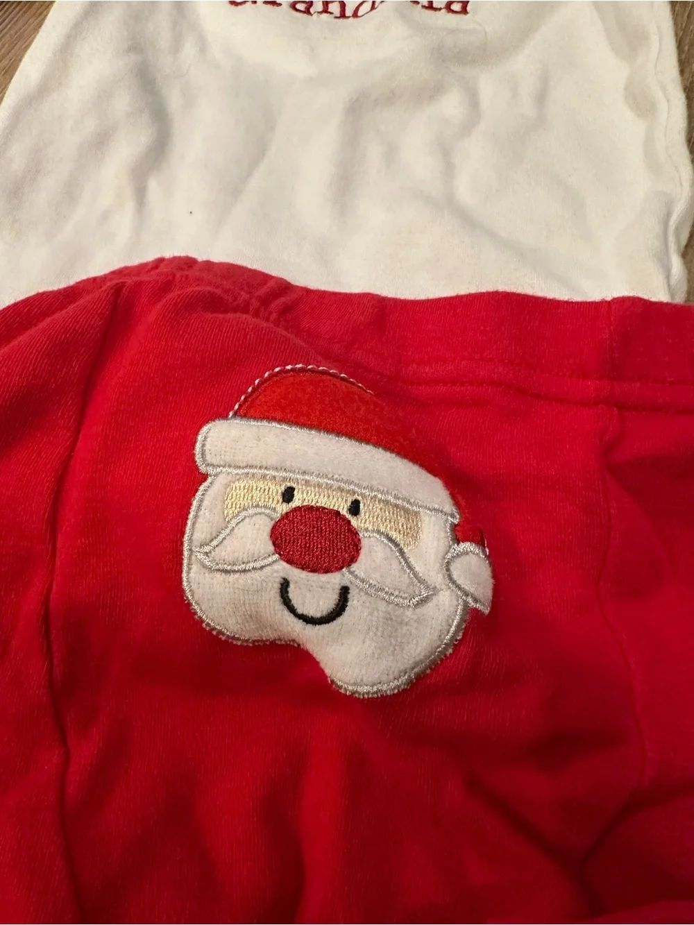 Baby Christmas Grandma Santa Outfit Unisex 6 months Infant First Christmas
